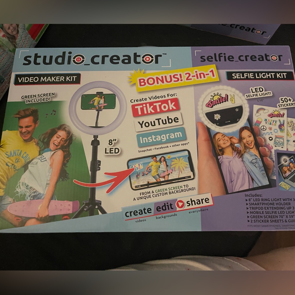 Video making kit for reels, TikTok’s and more!